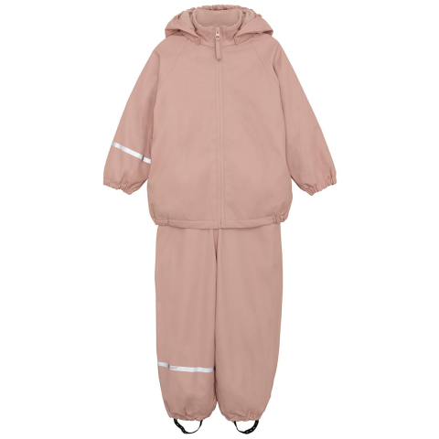 CeLaVi Regenkleding m. Fleece - Recyclen PU - Misty Rose - CeLaVi - 70 - Regenkleding