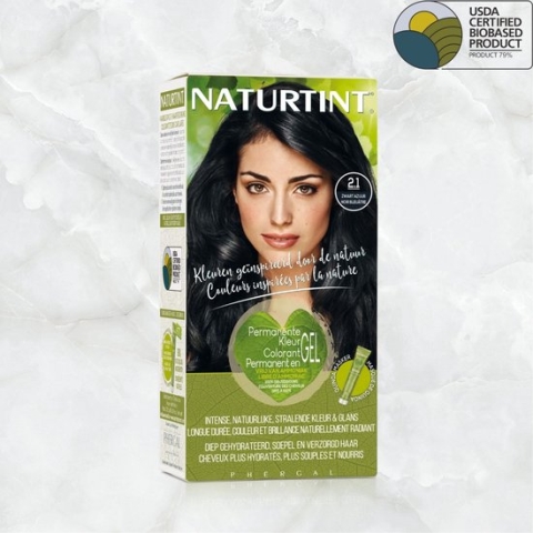 2.1 Zwart Azuur - NATURTINT - 170ml - Vegan - Ammoniakvrij - BioBased Certified - Microplastic FREE