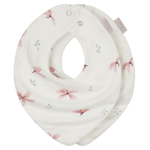 Cam Cam Slabbetjes - 2-pack - Windbloem Crème - Cam Cam - OneSize - Kwijlsjaaltjes