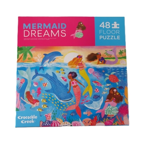 Vloerpuzzel Zeemeermin dromen (48) - Crocodile Creek  Legpuzzel