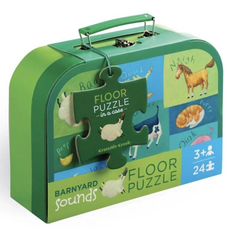 Vloerpuzzel Boerderij geluiden (24) - Crocodile Creek  Legpuzzel|Legpuzzel - grote stukken