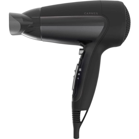 Carmen HD1450 - Föhn - 1400 watt - Coolshot - Zwart