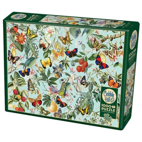 Fruit and Flutterbies (1000) - Cobble Hill  Legpuzzel