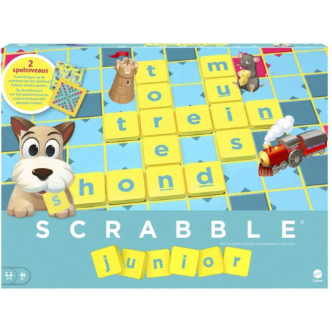 Scrabble Junior - Mattel Bordspel|Taalspel