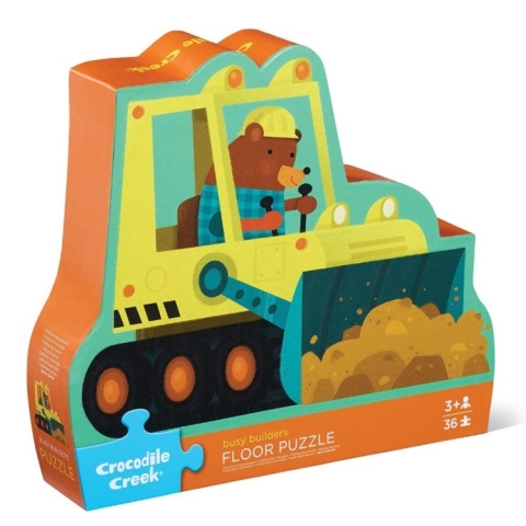 Vloerpuzzel Bezige Bouwers (36) - Crocodile Creek  Legpuzzel