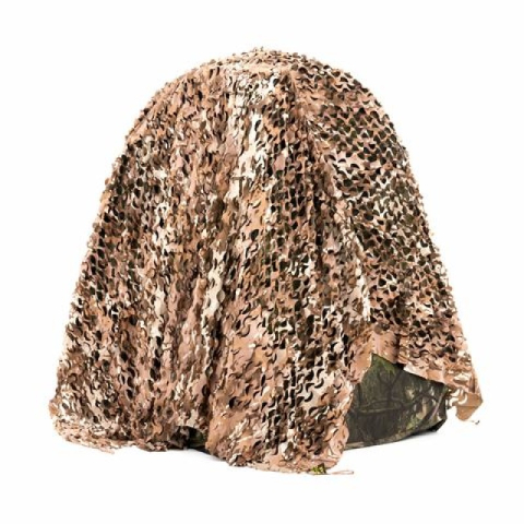 Buteo Photo Gear 3D leafs Camouflagenet Forest Camo Bruin 2,4x3 m