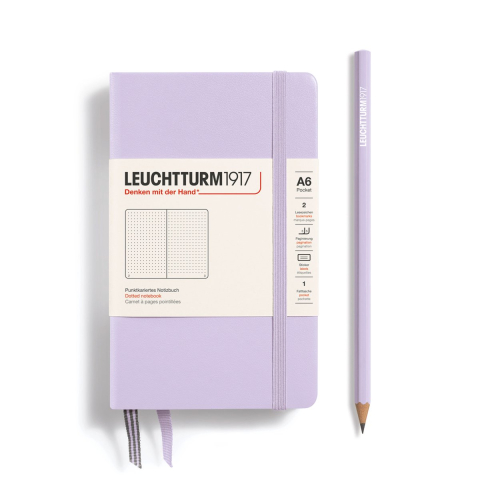 Leuchtturm Lilac, Pocket (A6), 187 p., dotted