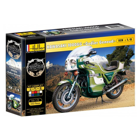Heller 1/8 Kawasaki 1000GG Godier Genoud