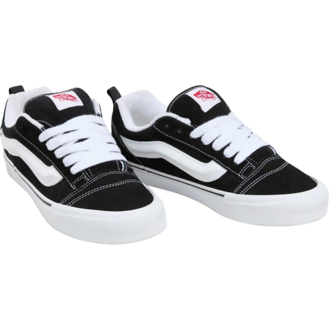 Vans knu skool | black / true whit lage sneakers unisex