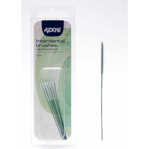 Rident Interdentale borsteltjes 2.5 mm 7 stuks