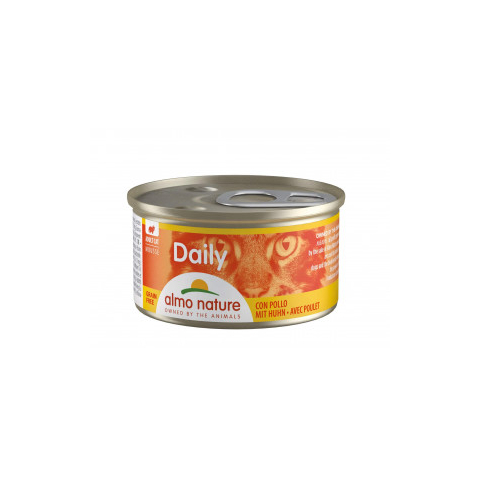 Almo Nature Daily Mousse met kip natvoer kat (85 g) 48 x 85 g