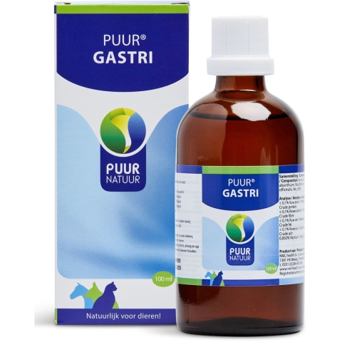 Puur Gastri (maag) voor hond, kat en paard 100 ml