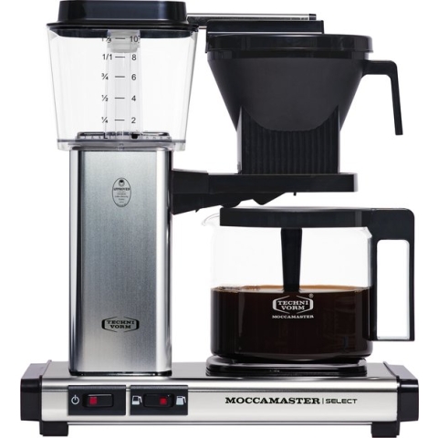 Moccamaster KBG Select - Koffiezetapparaat - Polished Silver – 5 jaar garantie