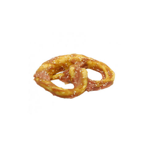 Brekz Bakery Pretzel rawhide kauwsnack hond M/L - 3 x 2 stuks