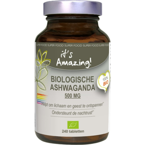 It's Amazing Biologische Ashwaganda 500mg Tabletten