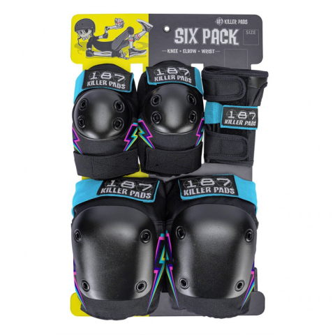 187 Killer Pads - Six Pack Electric Bolt - Beschermset - L/XL