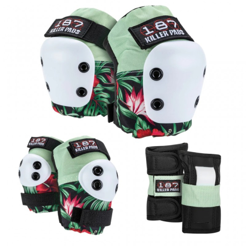 187 Killer Pads - Six Pack Hibiscus - Beschermset - S/M