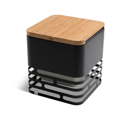 Höfats CUBE Vuurkorf zwart-Flip Set