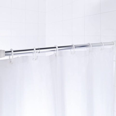 Ridder Douchegordijnstang Telescopisch 110-245 Cm Wit 55301