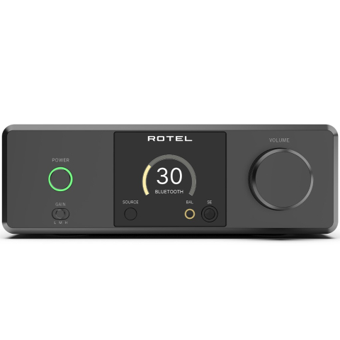 Rotel DX-3 hoofdtelefoonversterker zwart