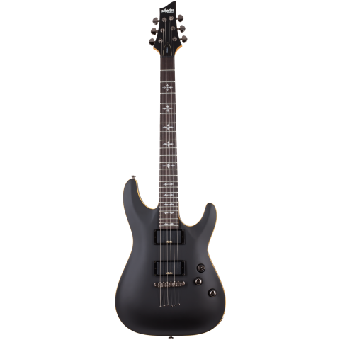 Schecter Demon-6 , Aged Black Satin