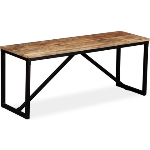 vidaXL-Bankje-110x35x45-cm-massief-mangohout