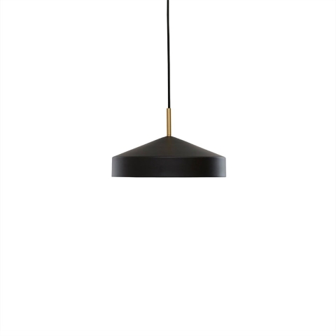 Hatto Hanglamp Small Black Hat Small OYOY Living Design - Eetkamer - Scandinavisch - Metaal - 1 lamp