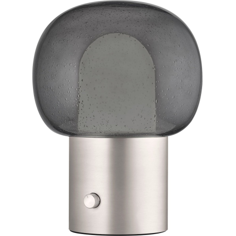 Iris LED Taffellamp Matt Stainless Steel Blomus - Woonkamer - Aluminium