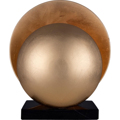 Orbit tafellamp Brass Globen Lighting - Woonkamer - Designer - Metaal - 1 lamp