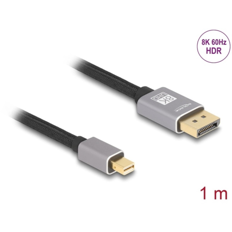 DeLOCK 81091 DisplayPort kabel 1 m Mini DisplayPort Grijs