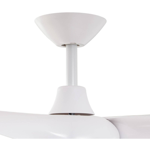 Briya LED plafondventilator, CCT, dimbaar, Ø 116 cm, wit Lindby - Woonkamer - Modern - Kunststof