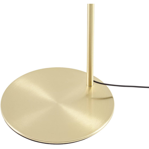 Tenebra LED vloerlamp, messing/wit, glas, hoogte 155 cm Lucande - Woonkamer - Modern - 1 lamp