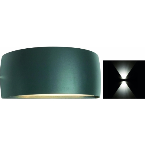 Vasa E27 Buiten Wandlamp Grafiet Norlys - Terras - Aluminium