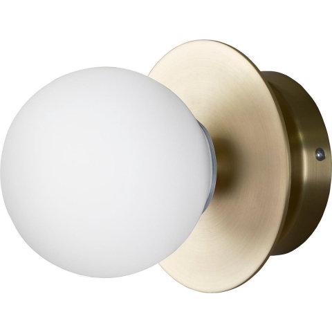 Art Deco wand-/plafondlamp, IP44, messing Globen Lighting - Woonkamer - Designer - Metaal - 1 lamp