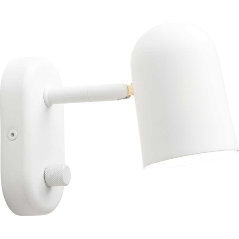 Buddy Wandlamp White Buddy wall Northern - Woonkamer - Scandinavisch - Metaal - 1 lamp