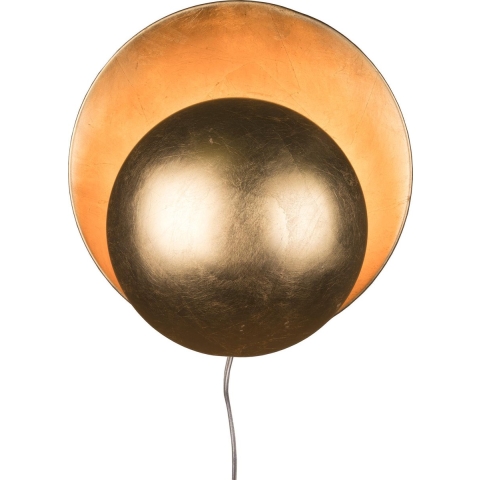 Orbit wandlamp Brass Globen Lighting - Woonkamer - Designer - Metaal - 1 lamp