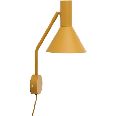 Lyss wandlamp Lichtbruin Stekker FRANDSEN - Woonkamer - Designer - Metaal - 1 lamp
