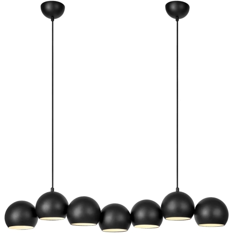 Cupolo 7 Hanglamp Black Markslöjd - Woonkamer - Modern - Metaal - Meerdere lampen