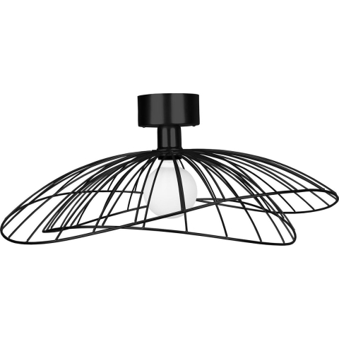 Ray 60 Wand-/Plafondlamp Zwart Globen Lighting - Metaal