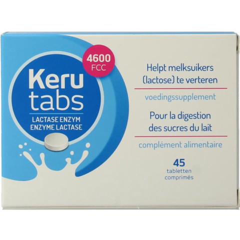 Kerutabs Lactase Enzym 4600 FCC Tabletten