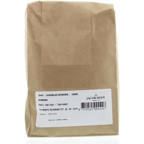 Jacob Hooy Lavasblad gesneden 250 gram