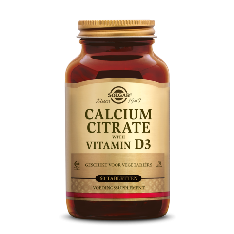 Solgar Calcium Citraat met Vitamine D-3 Tabletten