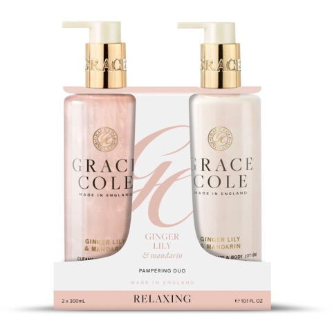 Grace Cole Ginger Lily & Mandarin Pampering Hand Care Duo