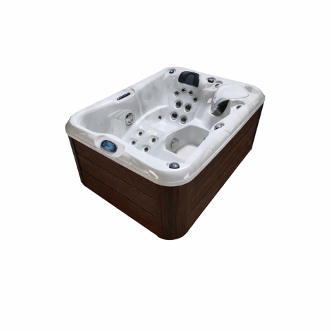 Wellness Tub Infinity Spa 007 Brown – 2-Persoons Jacuzzi – Wellness Tub