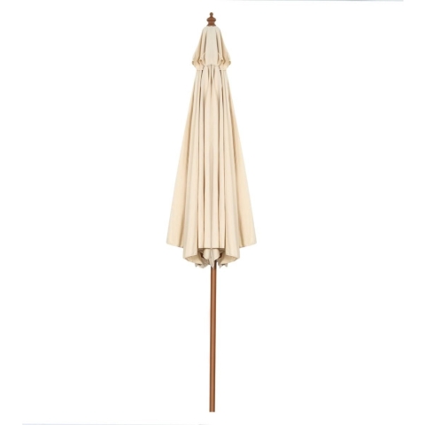 Coast Parasol met 8 Baleinen Kantelbaar - 270 cm - Beige