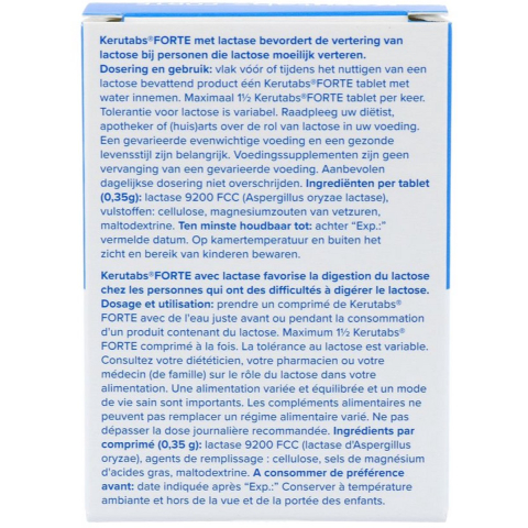Kerutabs FORTE Lactase Enzym 9200 FCC Tabletten