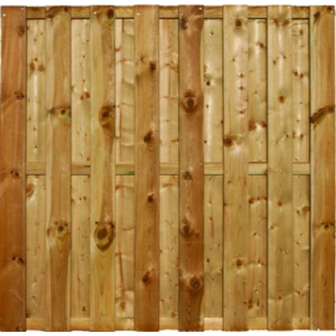Schutting tuinscherm 15 planks 180x180cm