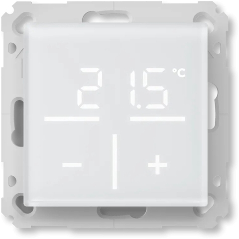 Homematic IP Glas - Wand Thermostaat - CO2-Sensor - Wit