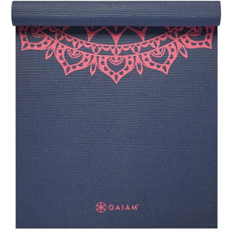 Gaiam Yoga Mat - 4 mm - Pink Marrakesh