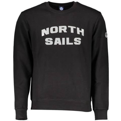 North Sails Heren Zwarte Katoenen Trui
